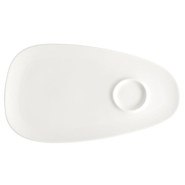 Foundation Porcelain Oval Coupe Plate