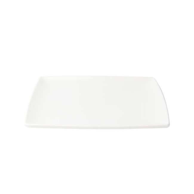 Foundation Porcelain Square Coupe Plate