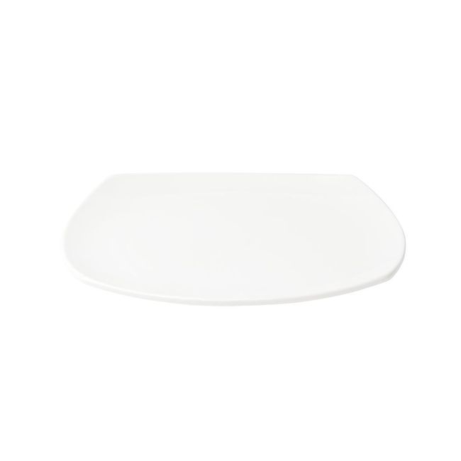 Foundation Porcelain Rounded Square Coupe Plate