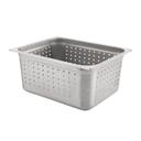 304 Stainless Steel 24 Gauge Anti Jamming Perforated Half Size Steam Table Pan