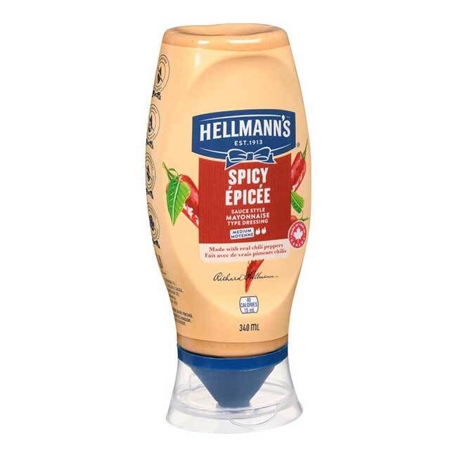 Hellmann's Mayonnaise Légère Au Chili, 340 Ml