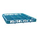 RE1614 Opticlean Polypropylene Blue 16-compartment Divided Glass Rack Extender Only, 19.88 X 19.88 X 1.75 in