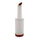 PS601N05 Store N Pour Polyethylene Red Cocktail Pourer, 1 qt Capacity