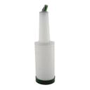 PS601N09 Store N Pour Polyethylene Green Cocktail Pourer, 1 qt Capacity