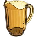 554013 Versapour Polycarbonate Amber Pitcher, 60 oz Capacity