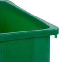 34202309 Trimline Green Polyethylene Rectangle Waste Container, 23 gal Capacity