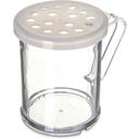 4230s30 San Translucent Shaker Dredge with Parsley Lid, 8 oz Capacity