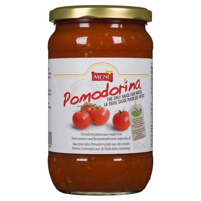 Menu Sauce Pour Pâtes Pomodorina, Pot En Verre De 665 Ml -- 6 Par Boîte