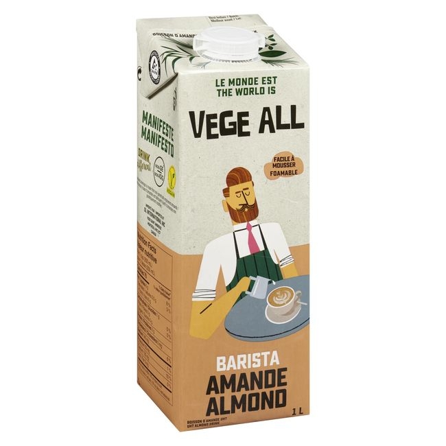 Bilingual Barista Almond Drink