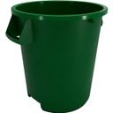 84101009 Bronco Polyethylene Round Green Trash Can, 10 gal Capacity