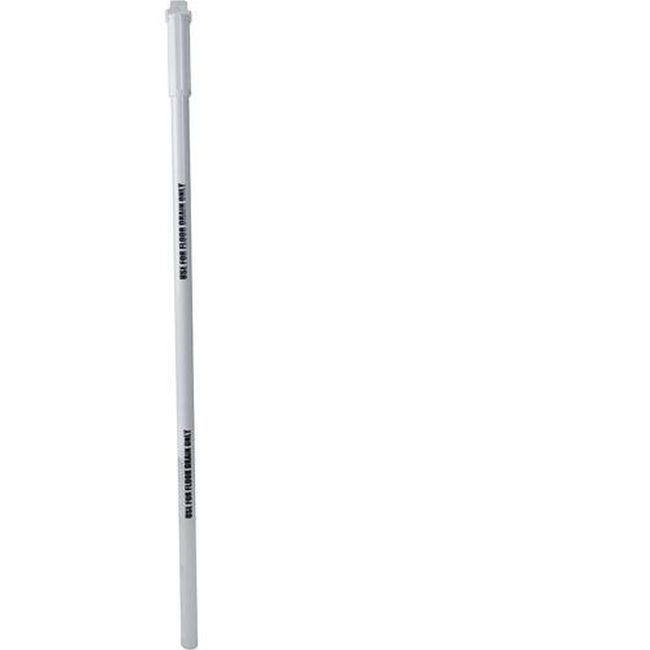 Carlisle 4023600 Brosse De Drainage De Sol Blanche Sparta En Plastique, Manche Uniquement, 91 Cm De Longueur