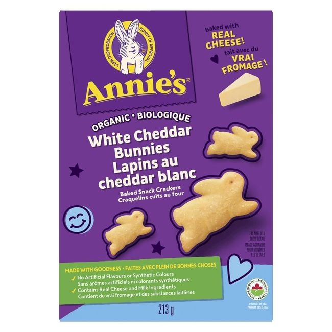 Organic Bunnies White Cheddar Crackers