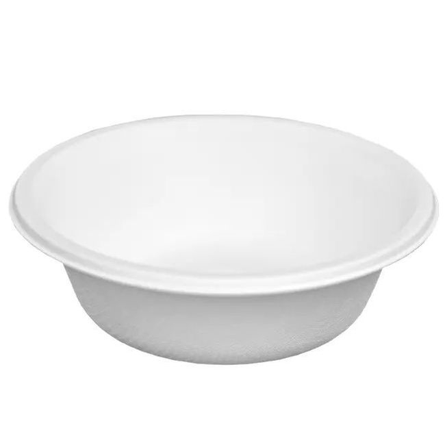 Natural White Round Bowl