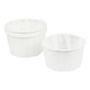 3.25 oz White Harvest Pleated Paper Portion Cup