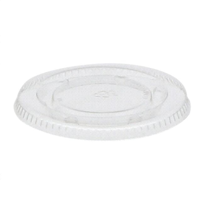 PLA Clear Flat Lid for 2 oz Portion Cup
