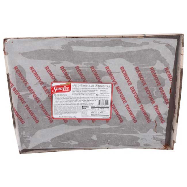 Sara Lee Brownie Glacé Au Chocolat 12 X 16 Po, 75 Oz -- 4 Par Caisse