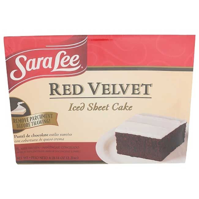 Sara Lee 12 X 16 In Red Velvet Sheet Cake, 78 Oz -- 4 Per Case