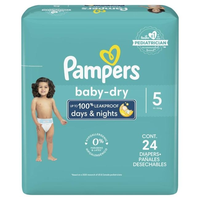 Size 5 Jumbo Baby Dry Diaper
