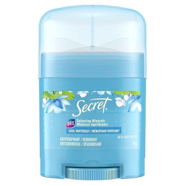 Secret Fresh Invisible Solid Waterlily Deodorant, 14 G -- 24 Per Case