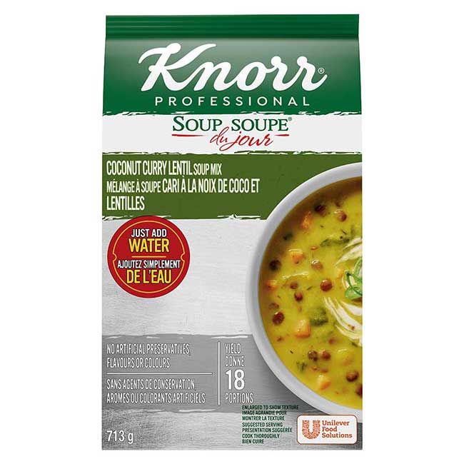 Knorr Professional Coconut Curry And Lentil With Sweet Potatoes Soup Du Jour Mix, 713 G -- 4 Per Case