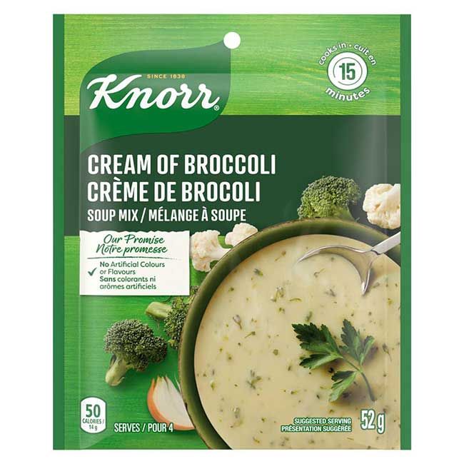 Knorr Professional Préparation Pour Soupe À La Crème De Brocoli, 52 G -- 12 Par Boîte