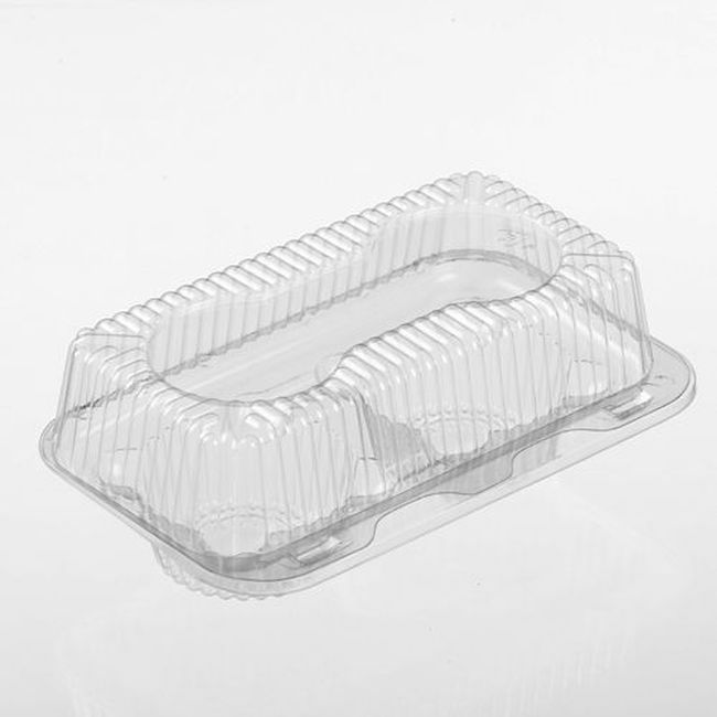 Polar Pak Muffin À Charnière Transparent Ops 2 Po, 8,88 X 5,47 X 3,44 Po -- 250 Par Boîte