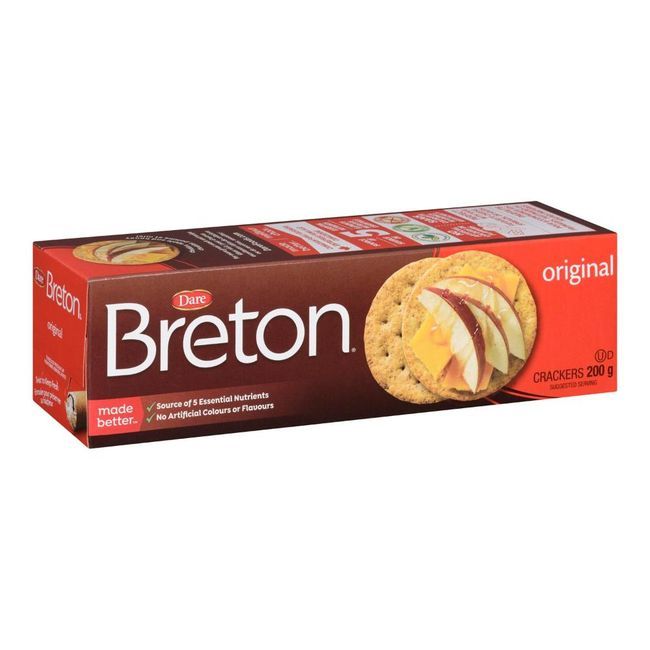 Breton Craquelins Vegan Original, 200 G -- 12 Par Boîte