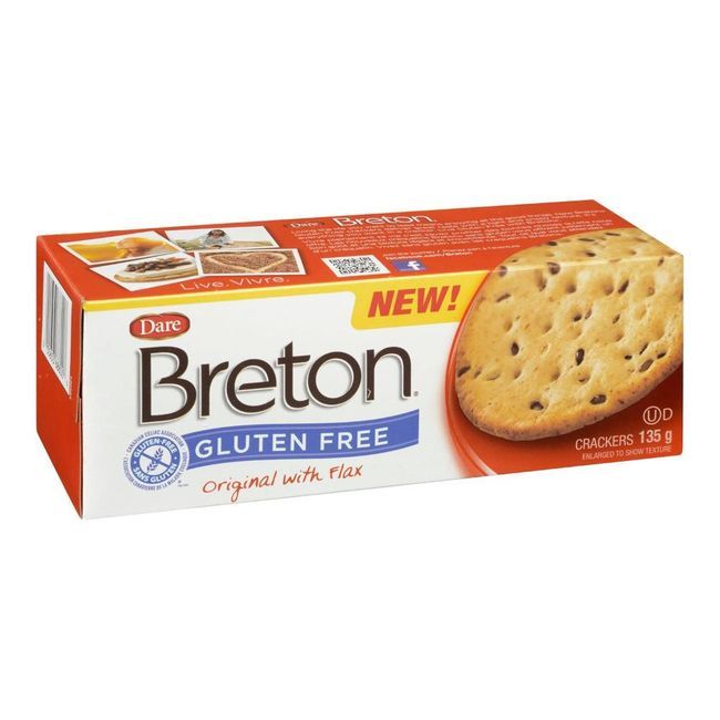 Breton Craquelins Aux Graines De Lin Originaux Sans Gluten, 135 G -- 12 Par Boîte