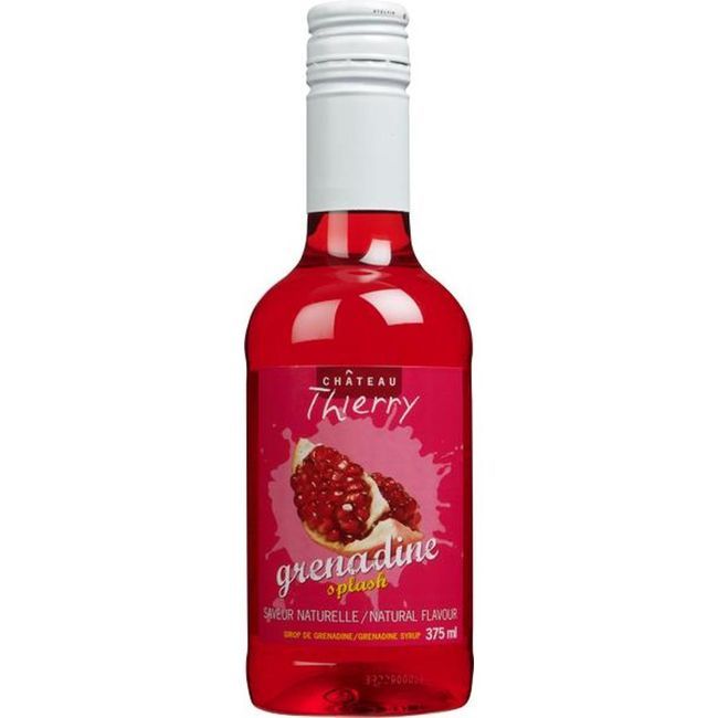 Chateau Thierry Grenadine Splash Syrup, 375 Ml -- 12 Per Case