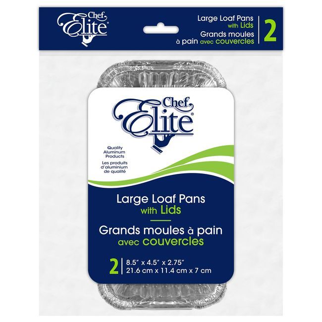 Chef Elite Moule À Pain Avec Couvercle En Plastique, 2 Unités -- 24 Par Boîte