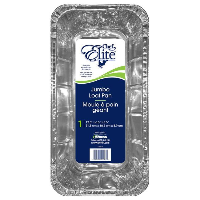 Chef Elite Moule À Pain Géant, 12,5 X 6,5 X 3,5 Po -- 24 Par Boîte