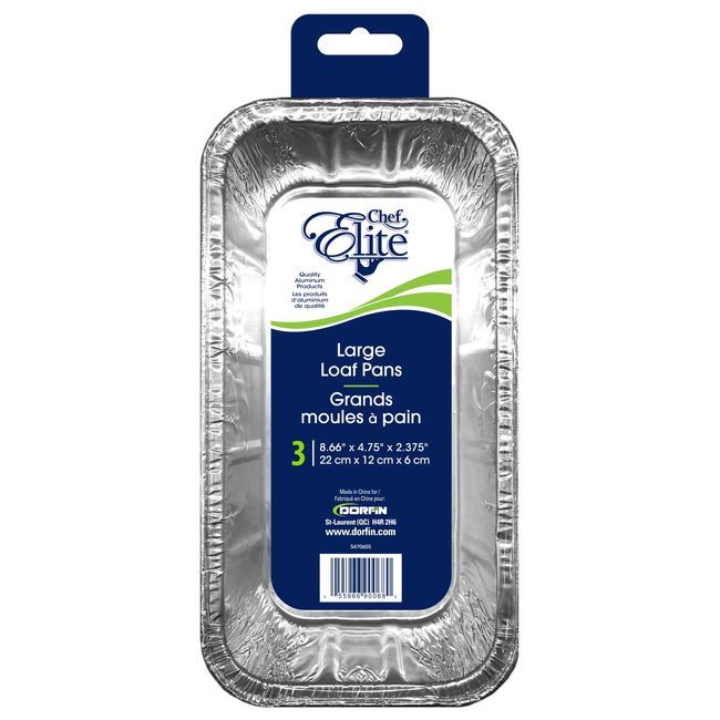 Chef Elite Grand Moule À Pain, 3 Unités -- 24 Par Boîte