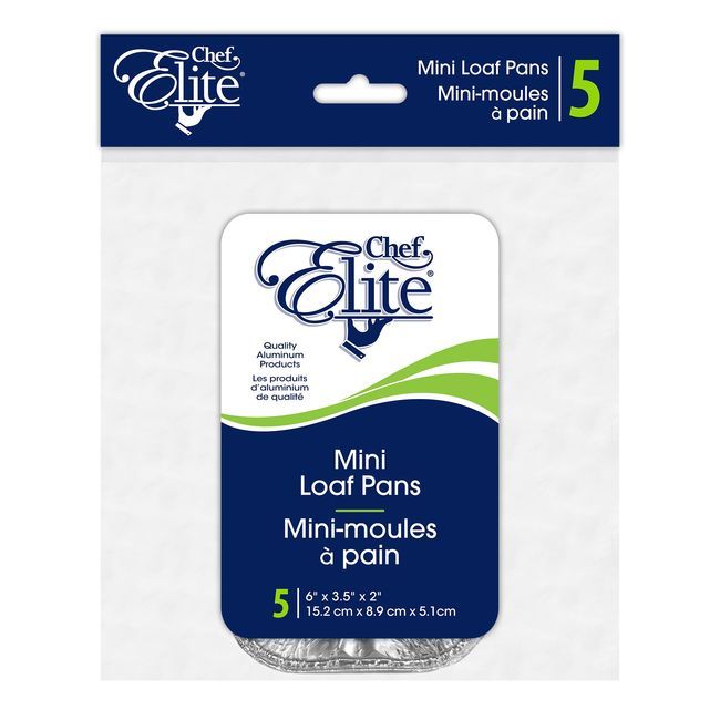 Chef Elite Mini Moules À Pain, 5 Unités -- 24 Par Boîte