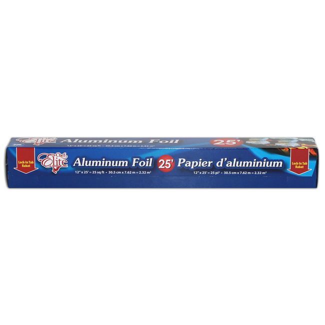 Chef Elite Aluminum Foil, 12 In X 25 Ft -- 50 Per Case