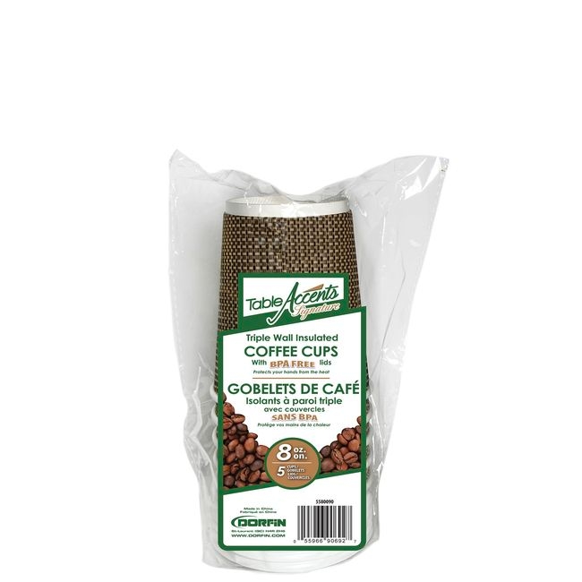 Signature Triple Wall Insulated Coffee Cup with BPA Free Lid