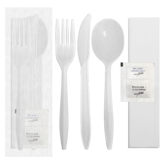 Table Accents Plastic 6-piece Food Kit -- 500 Per Case