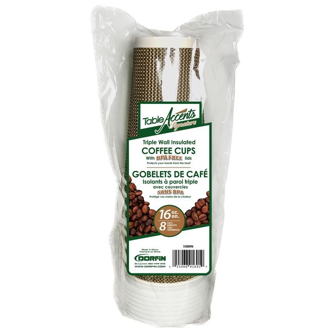 Signature Triple Wall Insulated Coffee Cup with BPA Free Lid