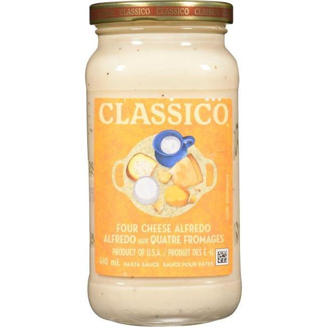 Classico Sauce Pour Pâtes Alfredo Aux Quatre Fromages, 410 Ml -- 12 Par Boîte