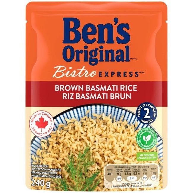 Ben's Original Bistro Express Brown Basmati, 240 G -- 12 Per Case