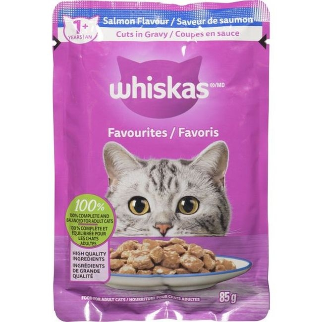 Favourites Salmon Cuts in Gravy Cat Food