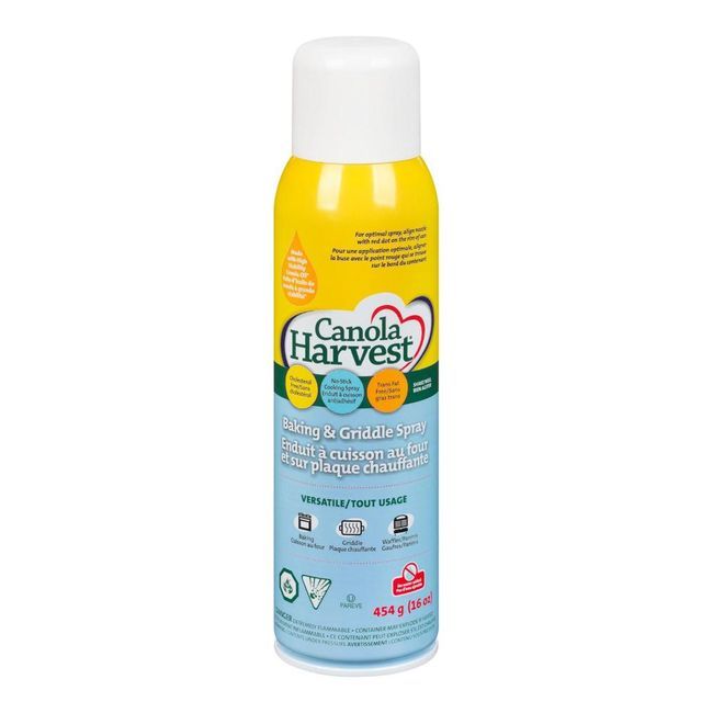 Canola Harvest Spray Pour Cuisson Et Plaque Chauffante, 454 G -- 6 Par Boîte