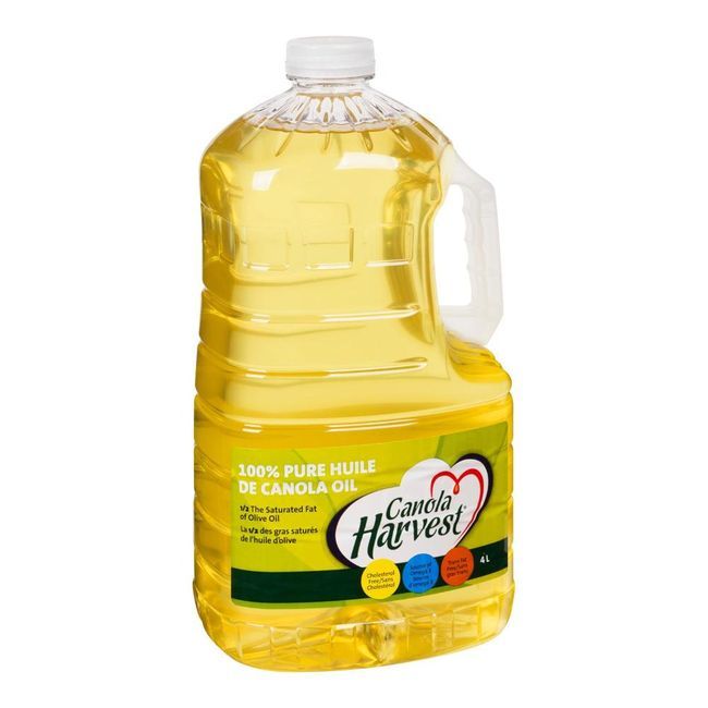 Canola Harvest Huile De Canola Pure Sans Arachides Et Sans Noix, 4 L -- 4 Par Caisse
