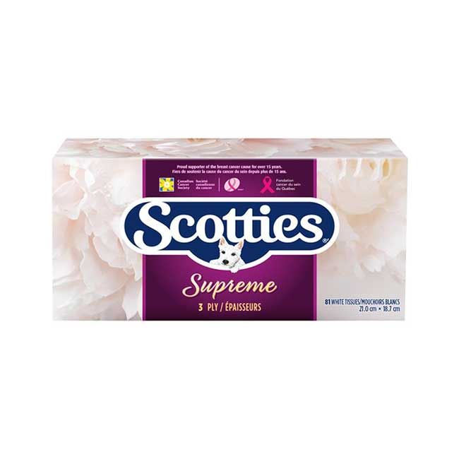 Scotties Supreme Facial Tissue, 81 Count -- 48 Per Case