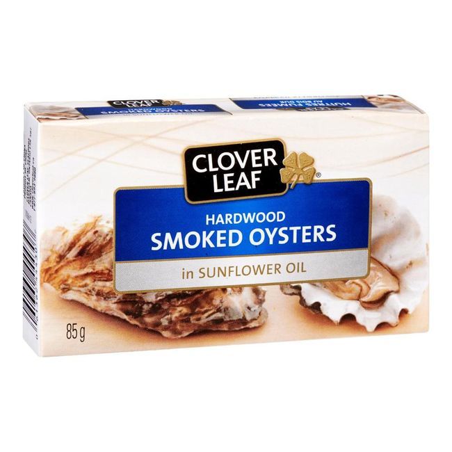 Clover Leaf Hardwood Smoked Oysters, 85 G -- 24 Per Case