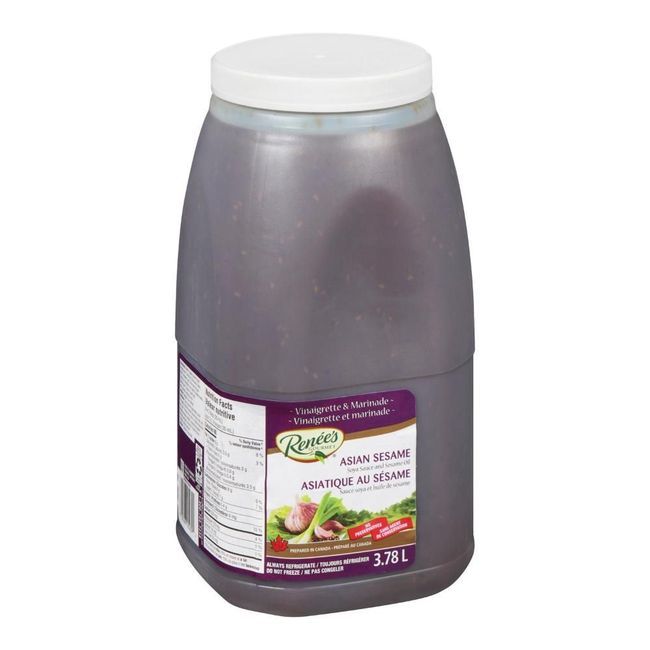 Renee's Asian Sesame Vinaigrette Dressing, 3.78 L -- 2 Per Case
