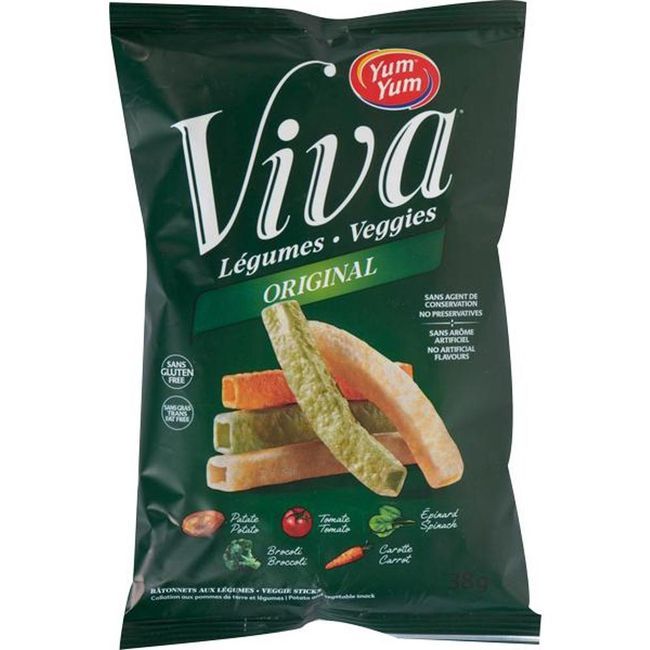 Viva Bâtonnets De Légumes Originaux, 38 G -- 30 Par Boîte