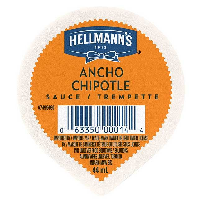 Hellmann's Ancho Chipotle Dip - Portion Pack, 44 Ml -- 108 Per Case