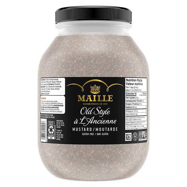 Maille Moutarde À L'ancienne, Pot De 3,78 L