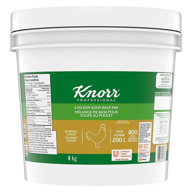Knorr Professional Mélange De Base Pour Soupe Au Poulet, 4 Kg
