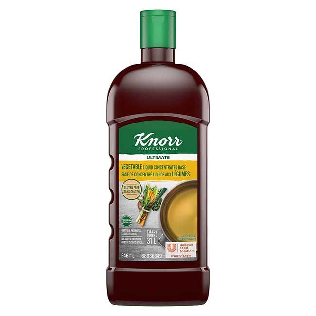 Knorr Professional Base Concentrée Liquide Végétale, 946 Ml -- 4 Par Boîte